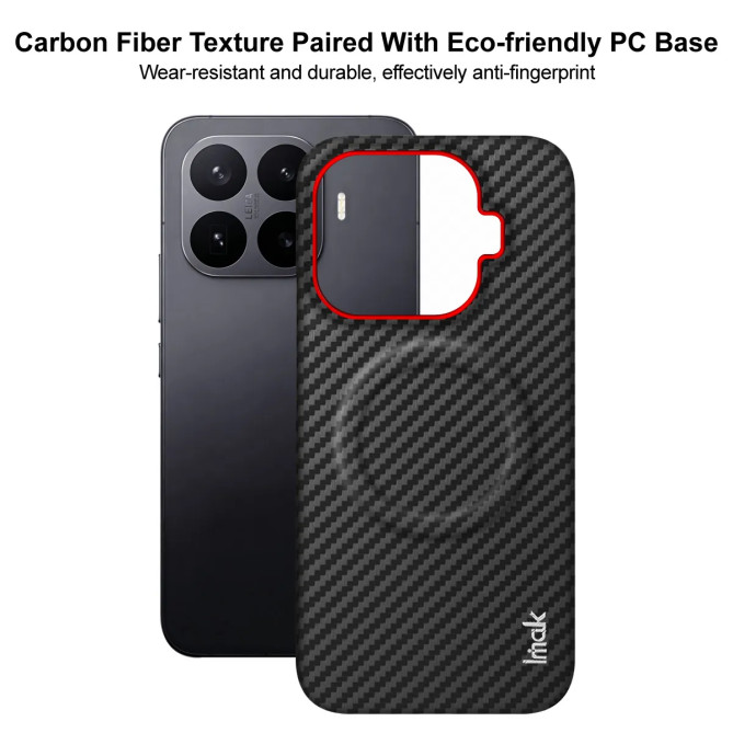 Coque Xiaomi 17T Ruiyi Magnétique Effet Carbone