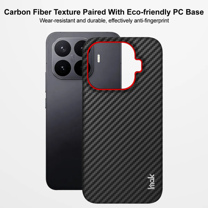 Coque Xiaomi 17T Ruiyi Effet Carbone