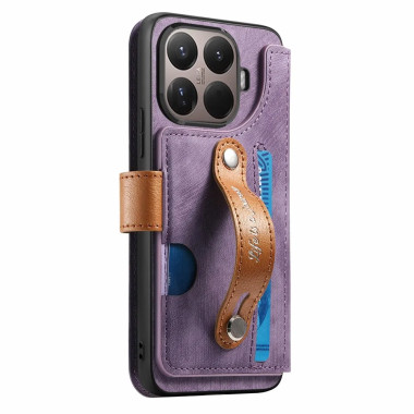 Housse Xiaomi 17T Vintage Wallet RFID avec Verre Trempé