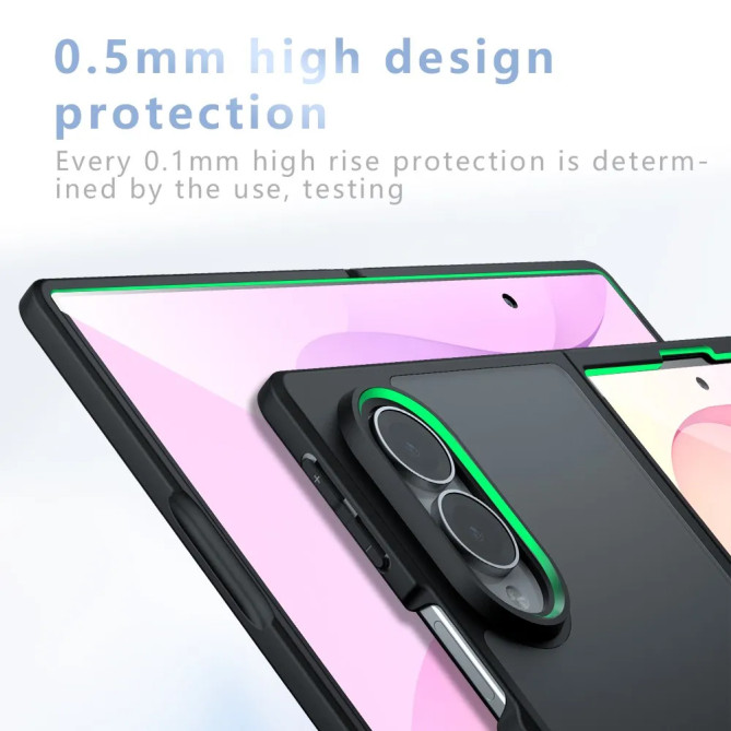 Coque Samsung Galaxy Z Fold 8 Hybride Antichoc Dos Transparent