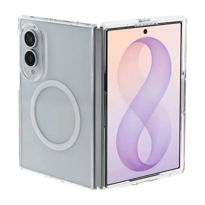 Coque Z Fold 8 Transparente Magnétique Ultra-Fine