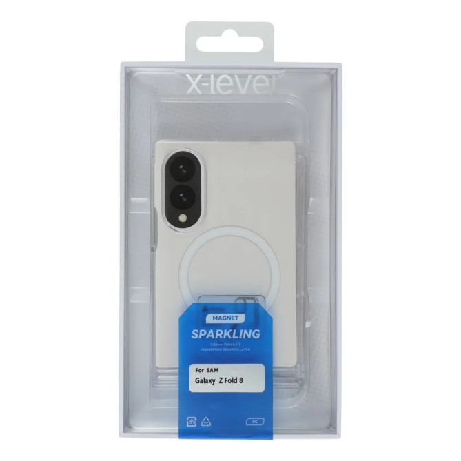 Coque Z Fold 8 Transparente Magnétique Ultra-Fine