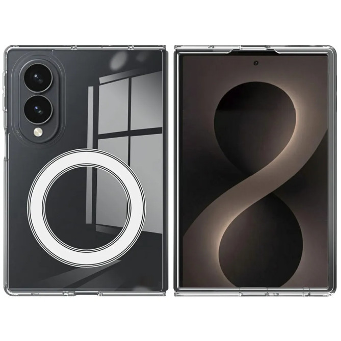 Coque Samsung Galaxy Z Fold 8 Transparente Magnétique Dos Acrylique