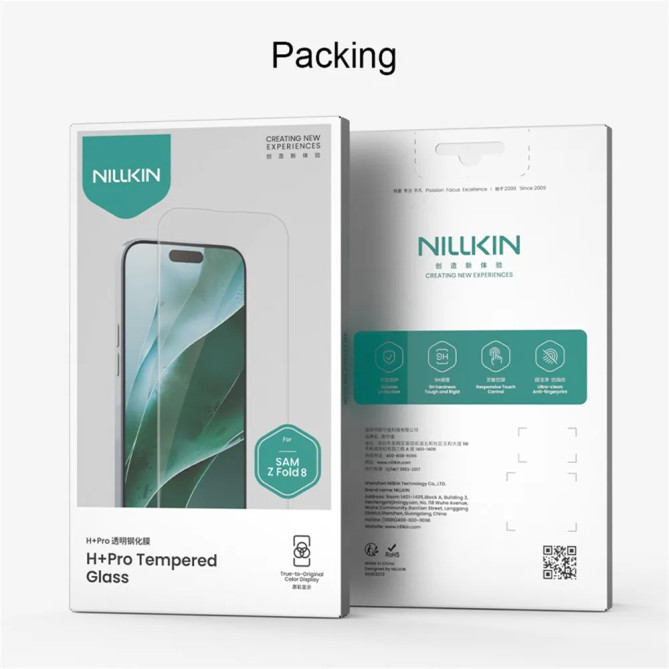 Verre Trempé Samsung Galaxy Z Fold 8 AGC 9H Antireflet 0,2 mm