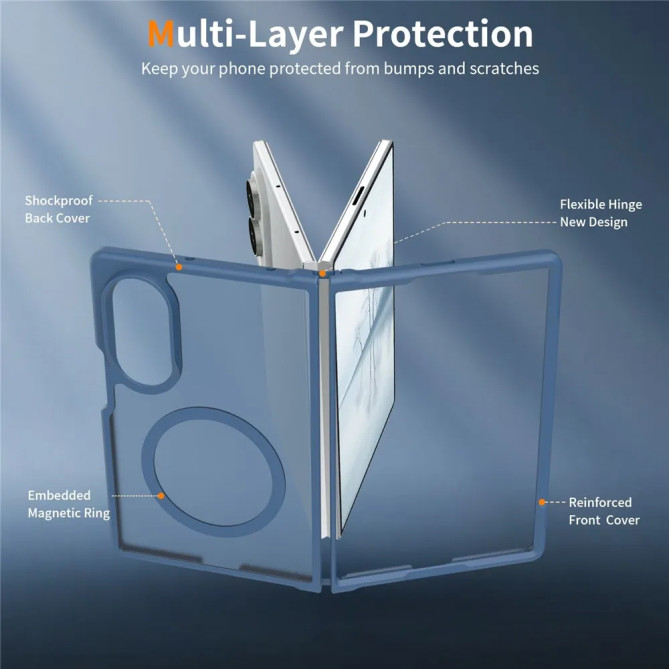 Coque Z Fold 8 Texture Mate + Films Protection