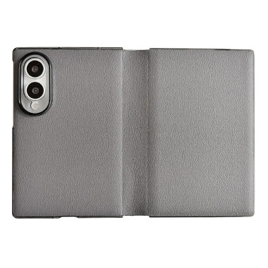 Housse Samsung Galaxy Z Fold 8 Effet Cuir Épurée à Rabat Magnétique