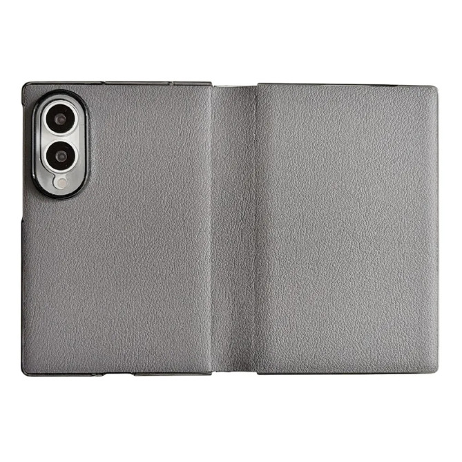 Housse Samsung Galaxy Z Fold 8 Effet Cuir Épurée à Rabat Magnétique