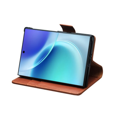 Housse Samsung Galaxy Z Fold 8 Cuir Huilé Porte-Cartes et Support