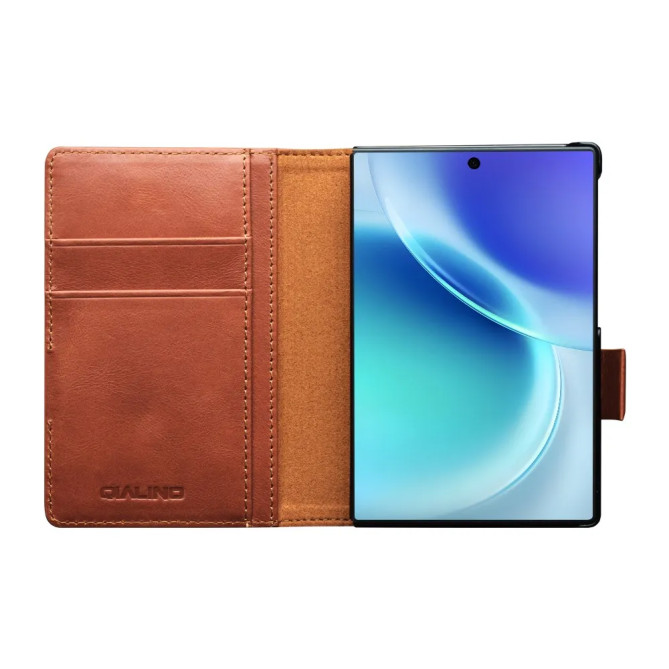 Housse Samsung Galaxy Z Fold 8 Cuir Huilé Porte-Cartes et Support