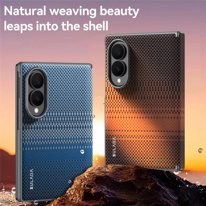 Coque Samsung Galaxy Z Fold 8 Magnétique Rigide Texture Damier
