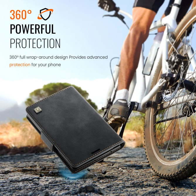 Housse Samsung Galaxy Z Fold 8 Effet Cuir Mat RFID avec Support