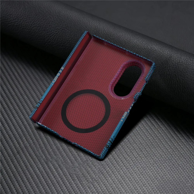 Coque Galaxy Z Fold 8 Carbone Magnétique + Verre Trempé