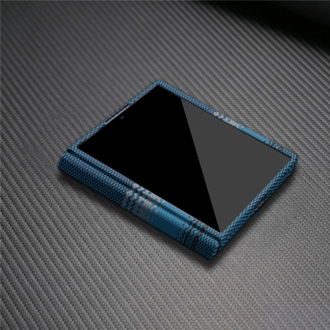 Coque Galaxy Z Fold 8 Carbone Magnétique + Verre Trempé