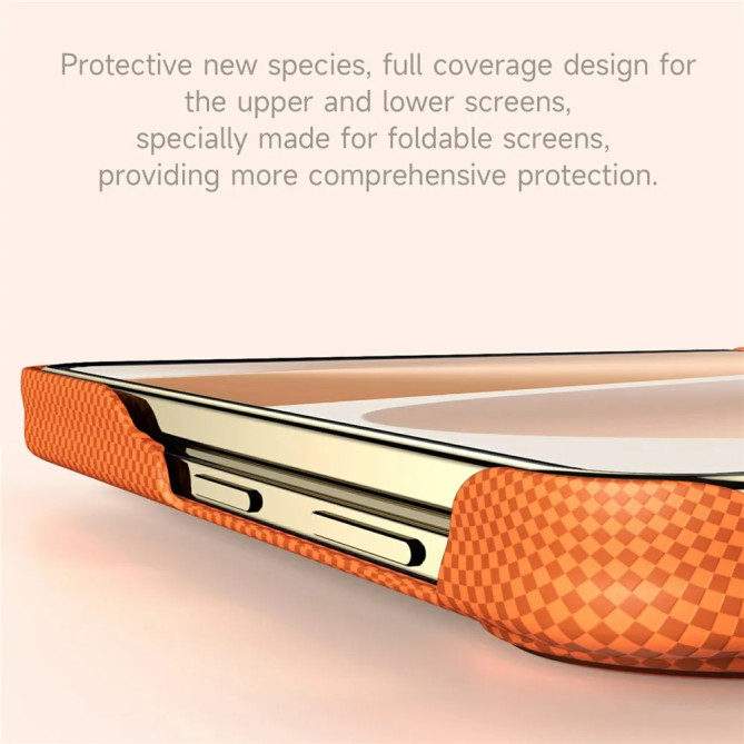 Coque Z Fold 8 Kevlar Magnétique + Rabat Charnière