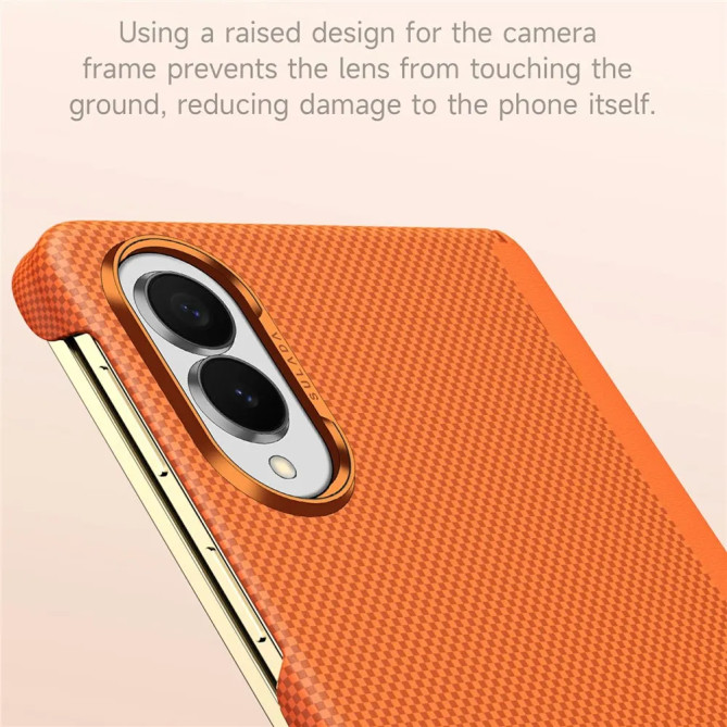 Coque Z Fold 8 Kevlar Magnétique + Rabat Charnière