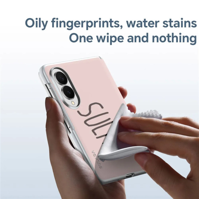 Coque Z Fold 8 Magnétique Effet Cuir + Rabat Ressort