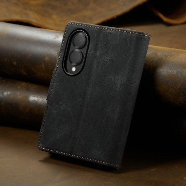 Housse Portefeuille RFID Samsung Galaxy Z Fold 8 Finition Cuir Mate