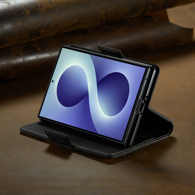 Housse Portefeuille RFID Samsung Galaxy Z Fold 8 Finition Cuir Mate