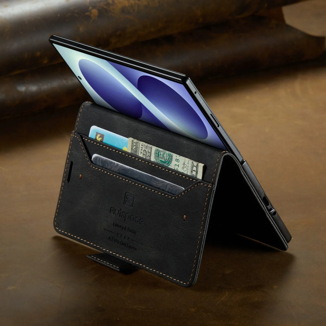 Housse Portefeuille RFID Samsung Galaxy Z Fold 8 Finition Cuir Mate