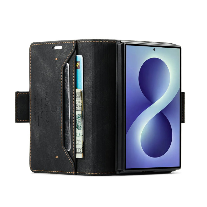 Housse Portefeuille RFID Samsung Galaxy Z Fold 8 Finition Cuir Mate