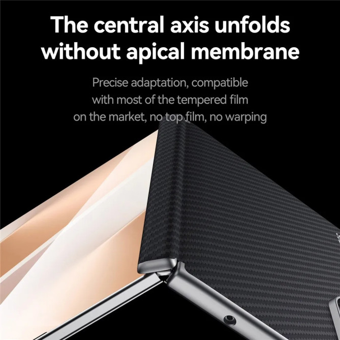 Coque Samsung Galaxy Z Fold 8 Magnétique Simili Cuir Effet Carbone