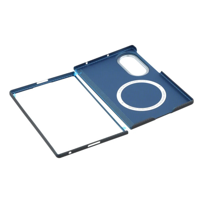Coque Z Fold 8 Magnétique Nanofibre de Carbone