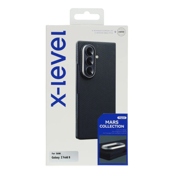 Coque Z Fold 8 Magnétique Nanofibre de Carbone