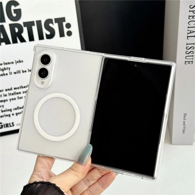 Coque Z Fold 8 Transparente Mate Magnétique