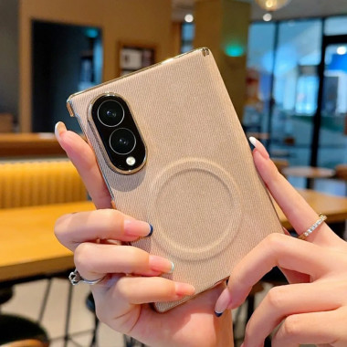Coque Z Fold 8 Denim Magnétique Double Charnière