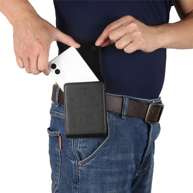 Étui Ceinture Z Fold 8 Effet Cuir Grainé