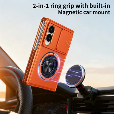 Coque Galaxy Z Fold 8 Cache Caméra avec Anneau Support
