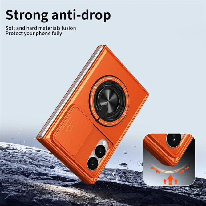 Coque Galaxy Z Fold 8 Cache Caméra avec Anneau Support