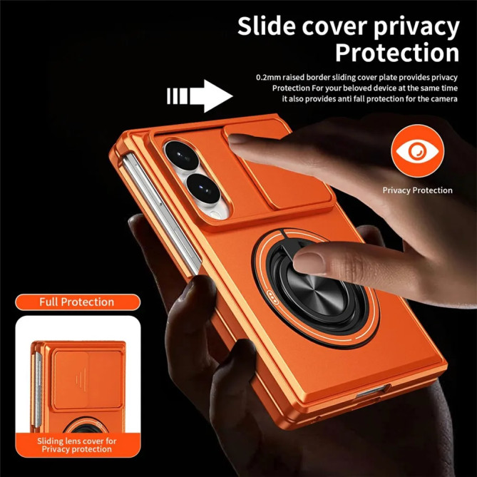 Coque Galaxy Z Fold 8 Cache Caméra avec Anneau Support