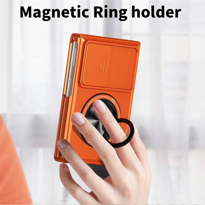 Coque Galaxy Z Fold 8 Cache Caméra avec Anneau Support