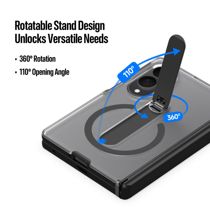 Coque Z Fold 8 Magnétique Mate + Béquille 360°