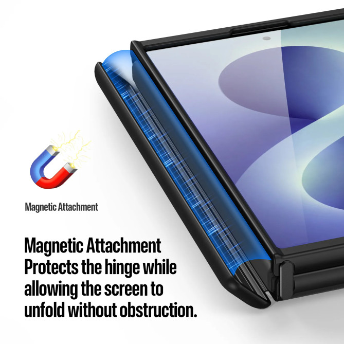Coque Z Fold 8 Magnétique Mate + Béquille 360°