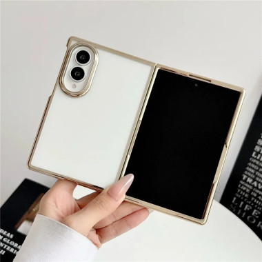 Coque Samsung Galaxy Z Fold 8 Transparente Ultrafine Contour Métallisé