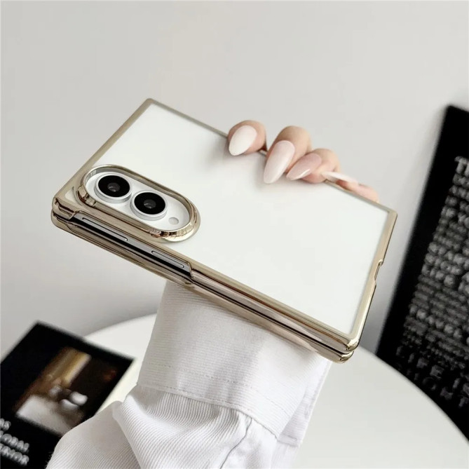 Coque Samsung Galaxy Z Fold 8 Transparente Ultrafine Contour Métallisé