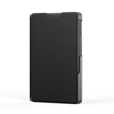Housse Samsung Galaxy Z Fold 8 Texture Toile à Rabat avec Porte-Carte