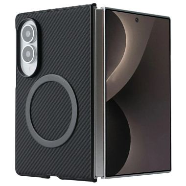 Coque Z Fold 8 Effet Carbone Antichoc Magnétique