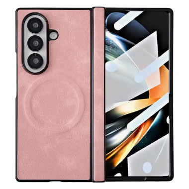 Coque Folio Z Fold 8 Ultra Effet Cuir avec Film Écran