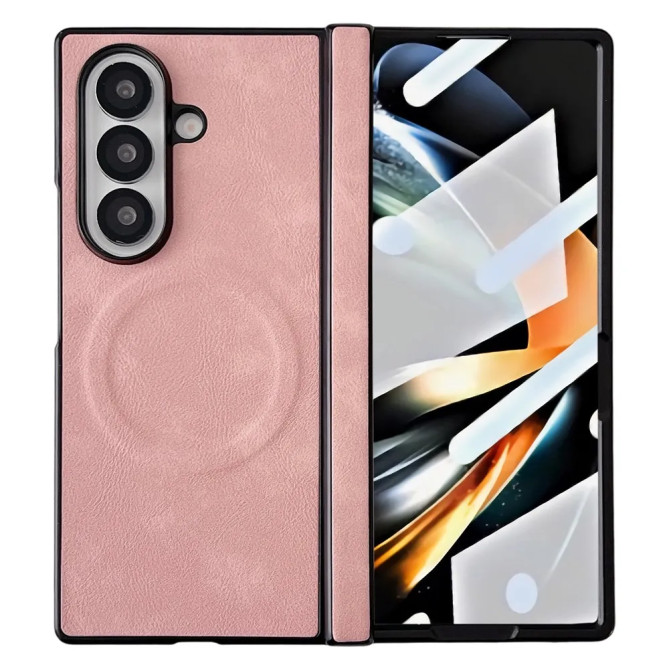 Coque Folio Z Fold 8 Ultra Effet Cuir avec Film Écran