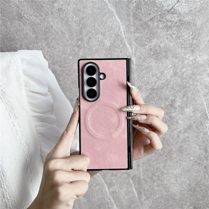 Coque Folio Z Fold 8 Ultra Effet Cuir avec Film Écran