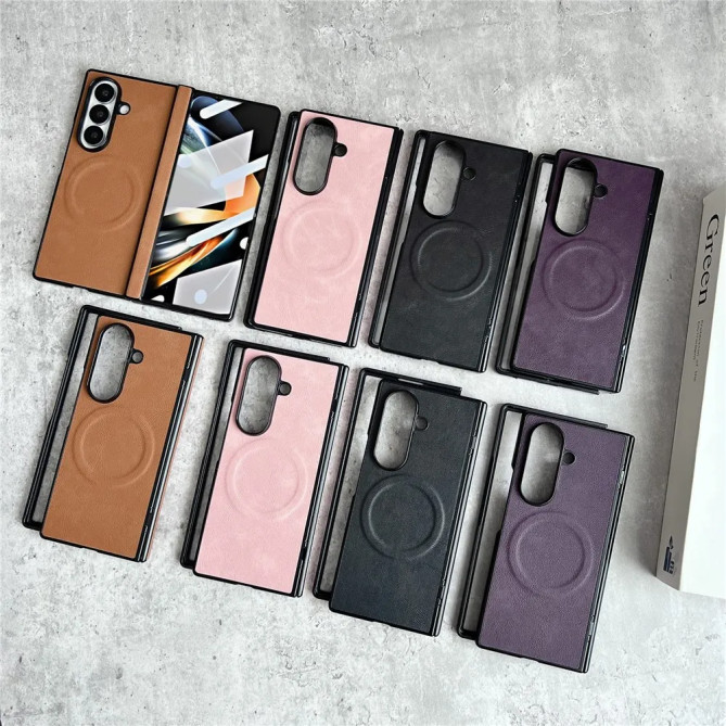 Coque Folio Z Fold 8 Ultra Effet Cuir avec Film Écran