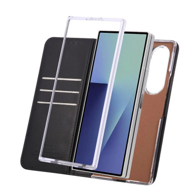 Housse Portefeuille RFID Z Fold 8 Ultra + Support