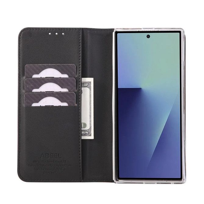 Housse Portefeuille RFID Z Fold 8 Ultra + Support
