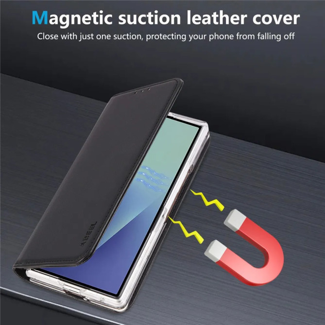 Housse Portefeuille RFID Z Fold 8 Ultra + Support