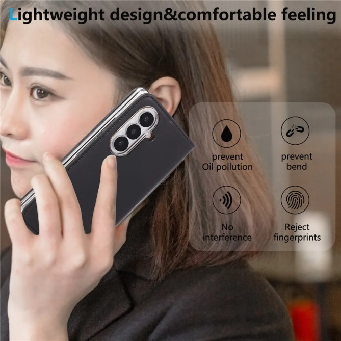 Housse Portefeuille RFID Z Fold 8 Ultra + Support