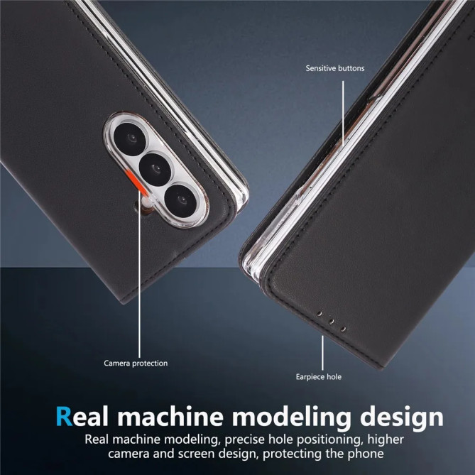 Housse Portefeuille RFID Z Fold 8 Ultra + Support