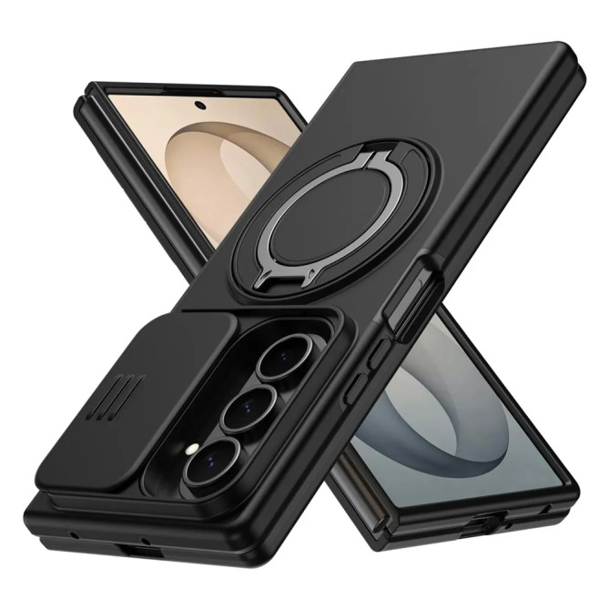 Coque Samsung Z Fold 8 Ultra Cache Caméra avec Anneau